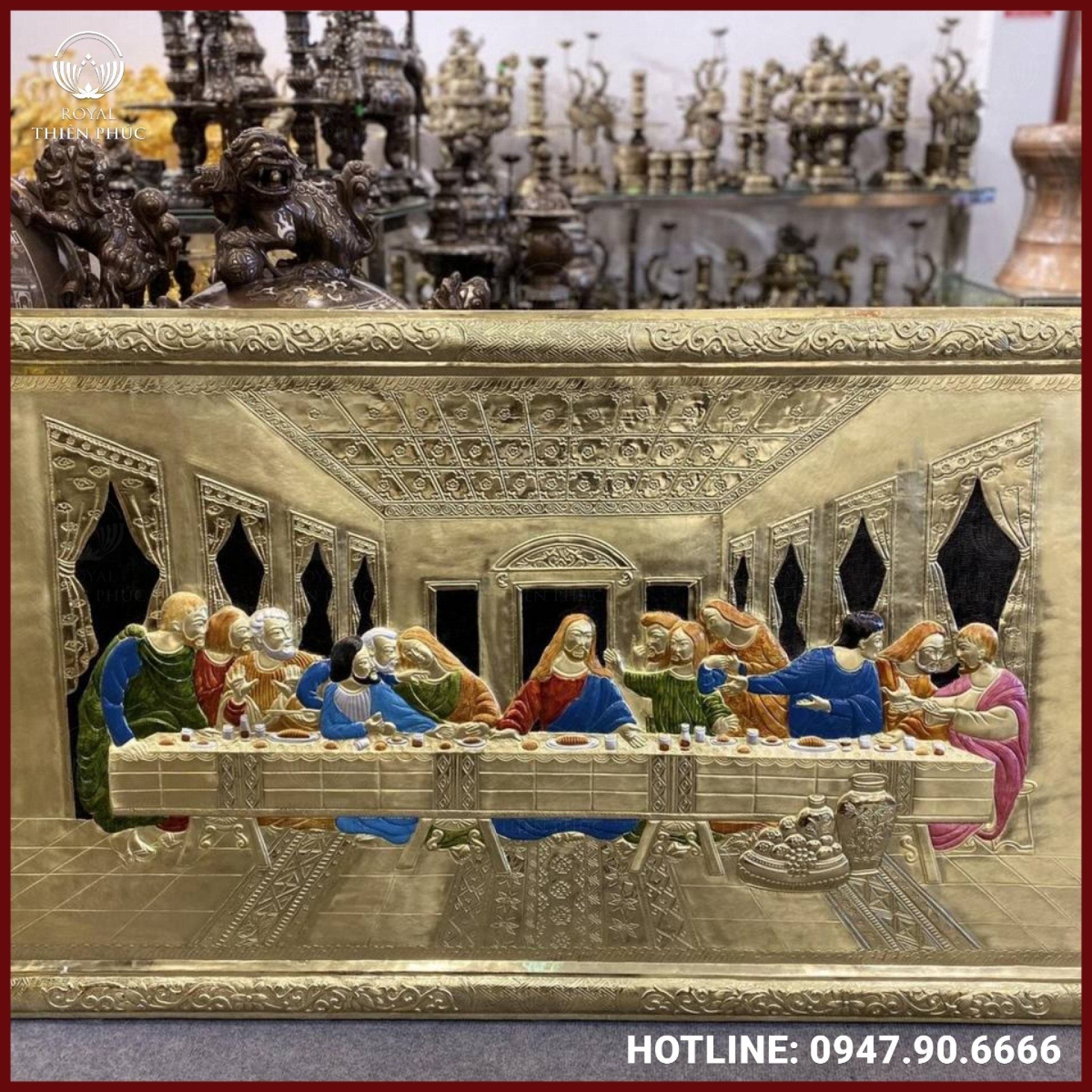 Tranh công giáo bằng đồng tinh xảo